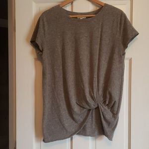 Side tie tee